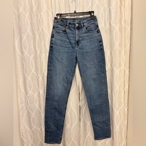 American Eagle Outfitters High Rise Blue Jeans